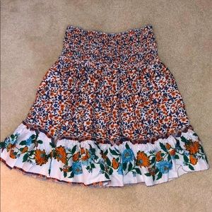 Flower Printed Skirt, NEVER WORN